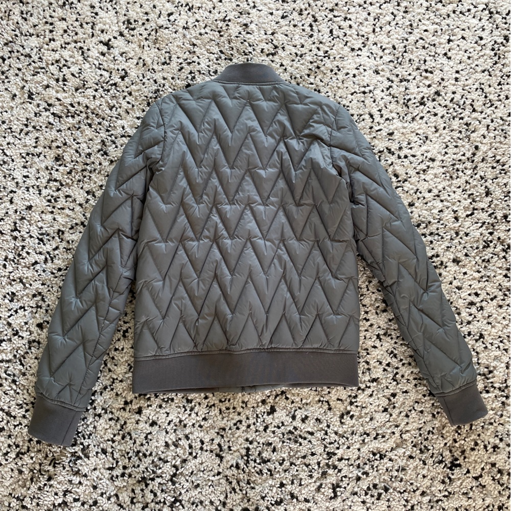 K-Way Gray Puffer Jacket - Picture 7 of 9